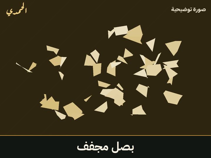 بصل مجفف