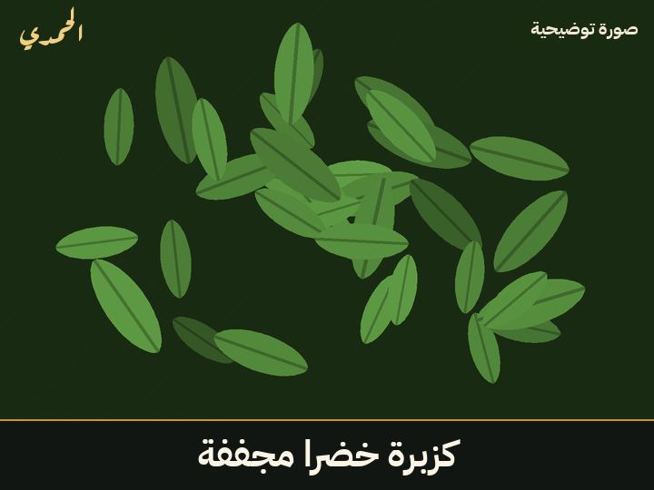 كزبرة خضرا مجففة